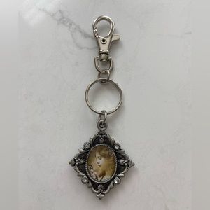 Pewter picture frame key chain